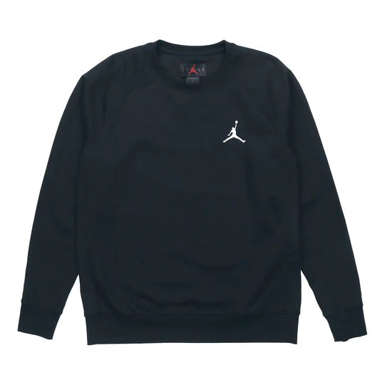

Лонгслив Nike Air Jordan Fleece Lined Stay Warm Sports Round Neck, черный