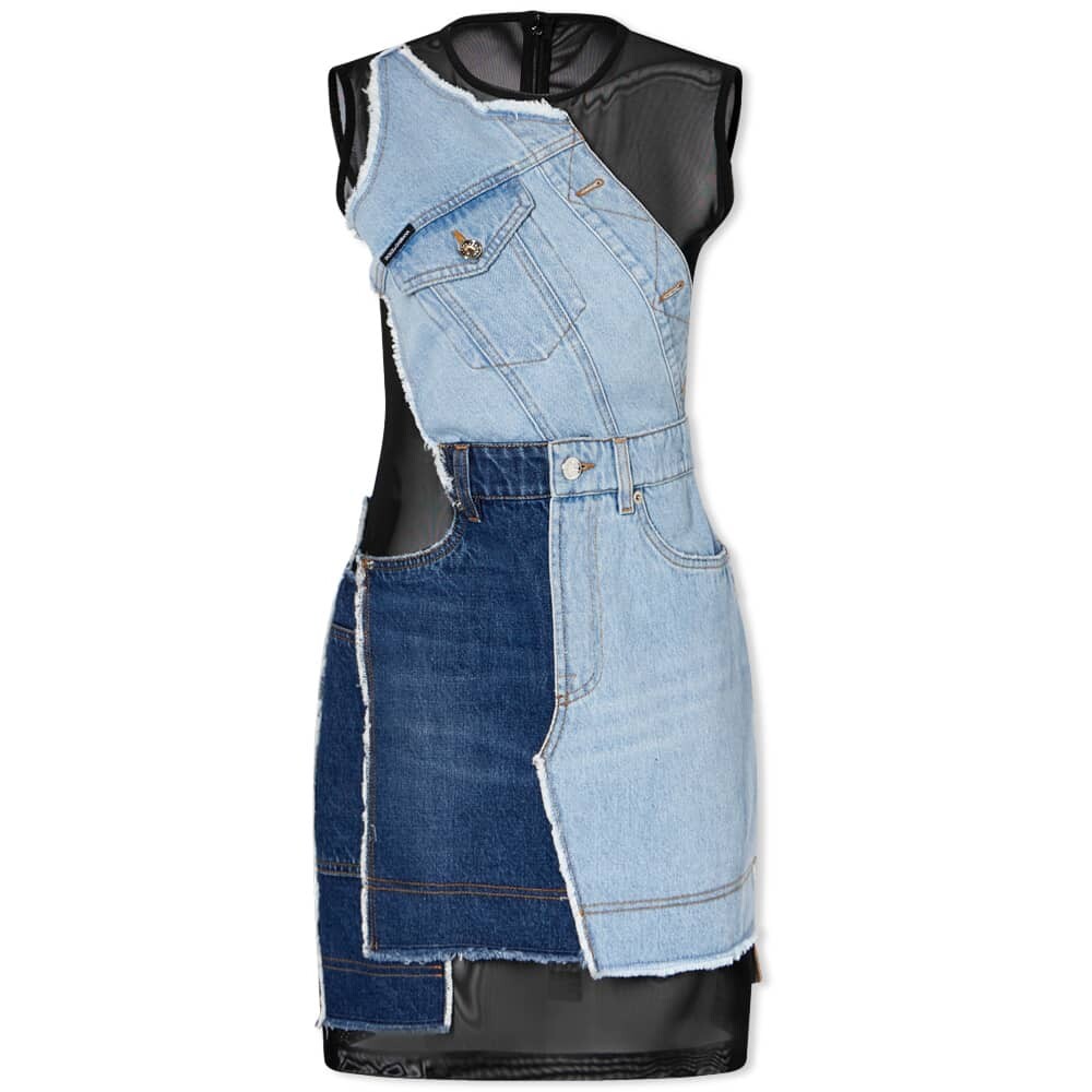 

Платье Dolce & Gabbana Mixed Denim Mini Dress