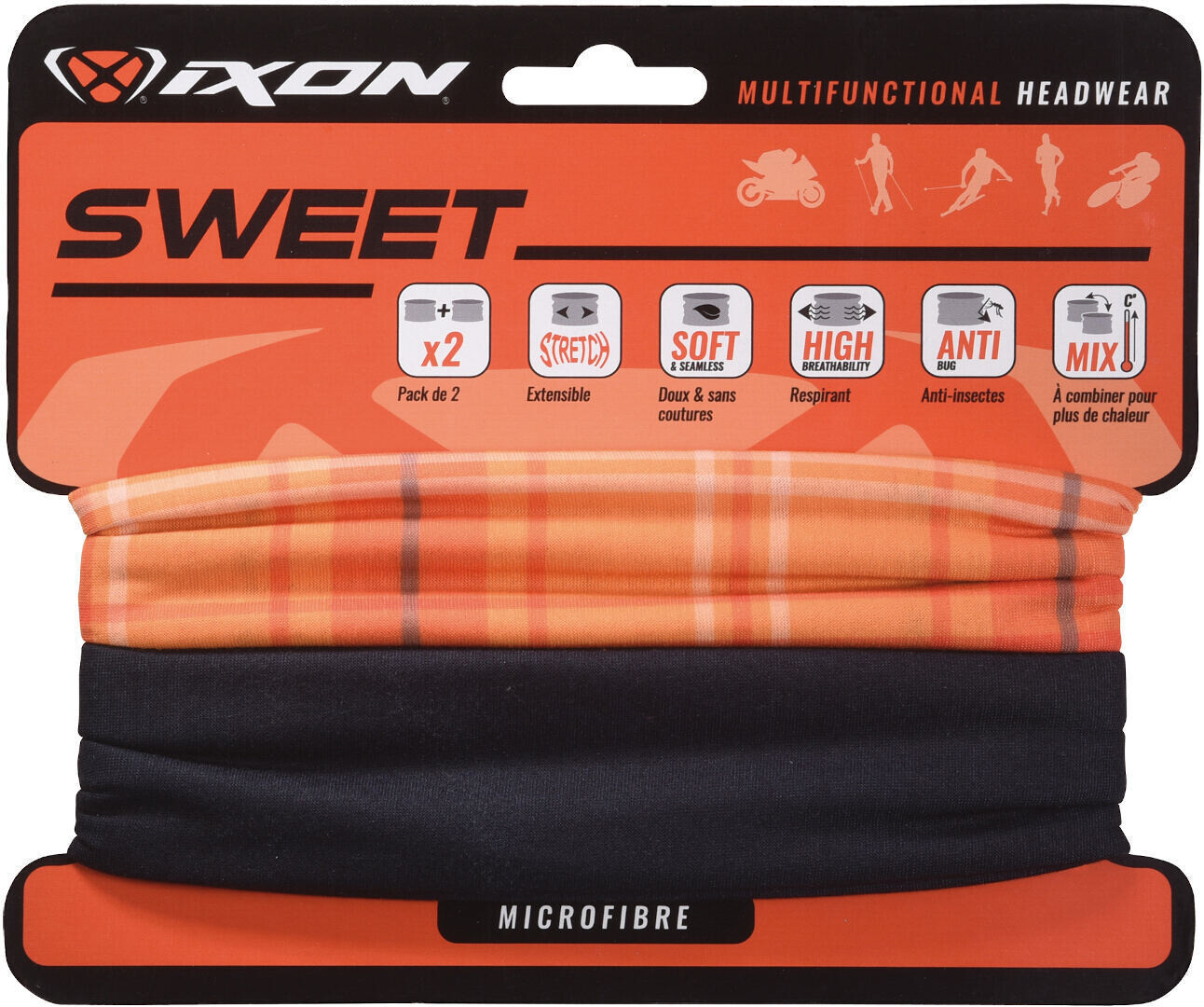 

Баф Ixon Sweet Square многофункциональный, оранжевый