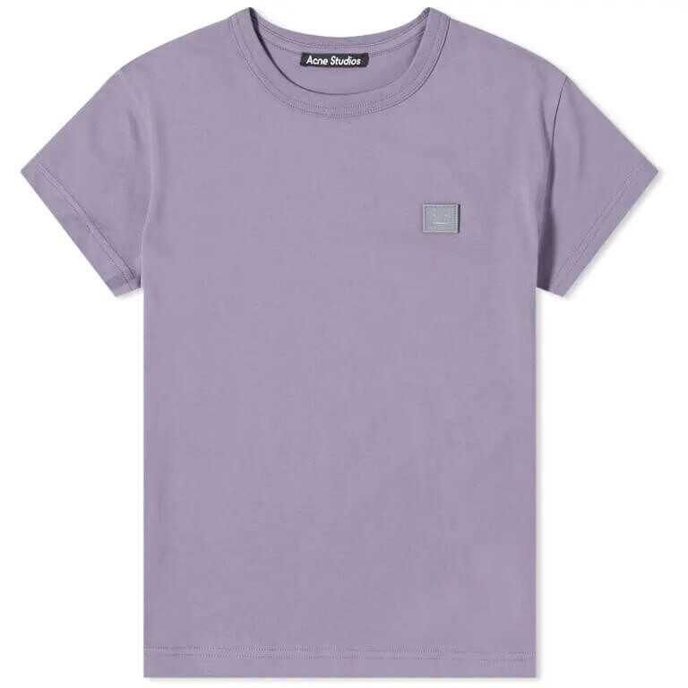 

Футболка Acne Studios Emmbar Face, фиолетовый