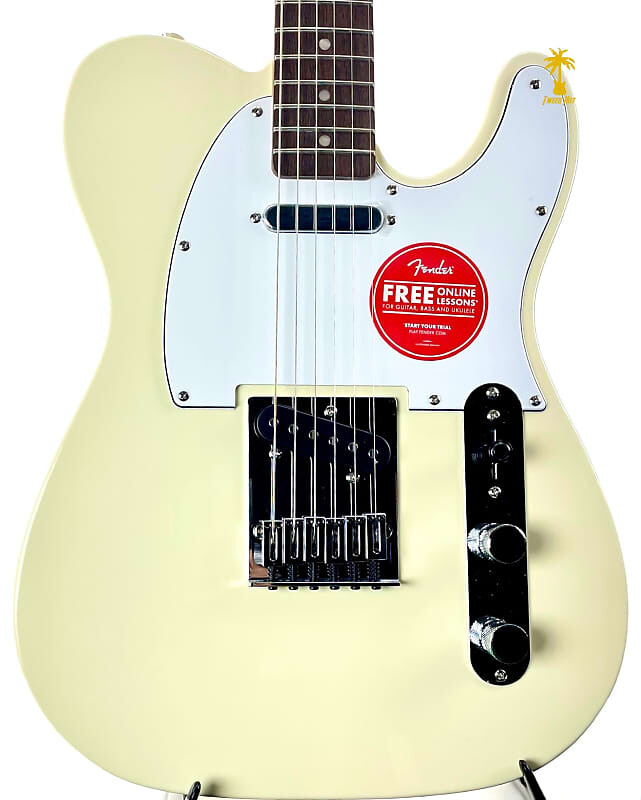 

Squier Affinity Series Telecaster, лавровый гриф, белая накладка, олимпийский белый Affinity Series Telecaster, Laurel Fingerboard, White Pickguard, Olympic White