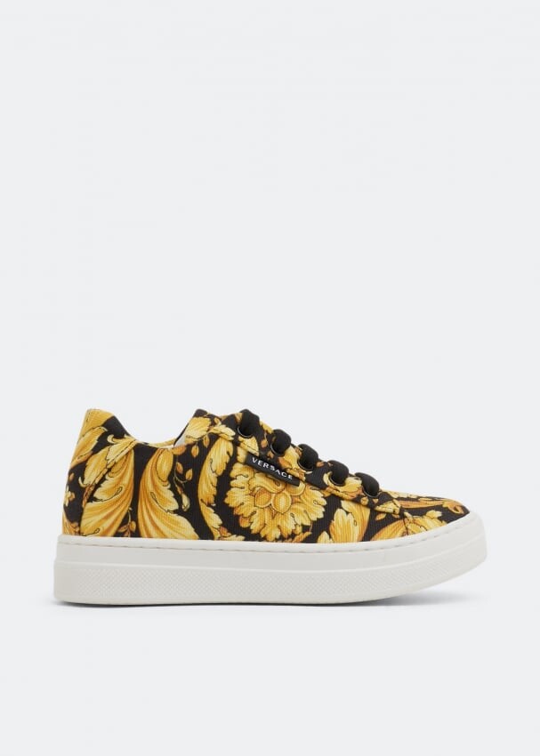 

Кроссовки VERSACE Greca Barocco print sneakers, принт