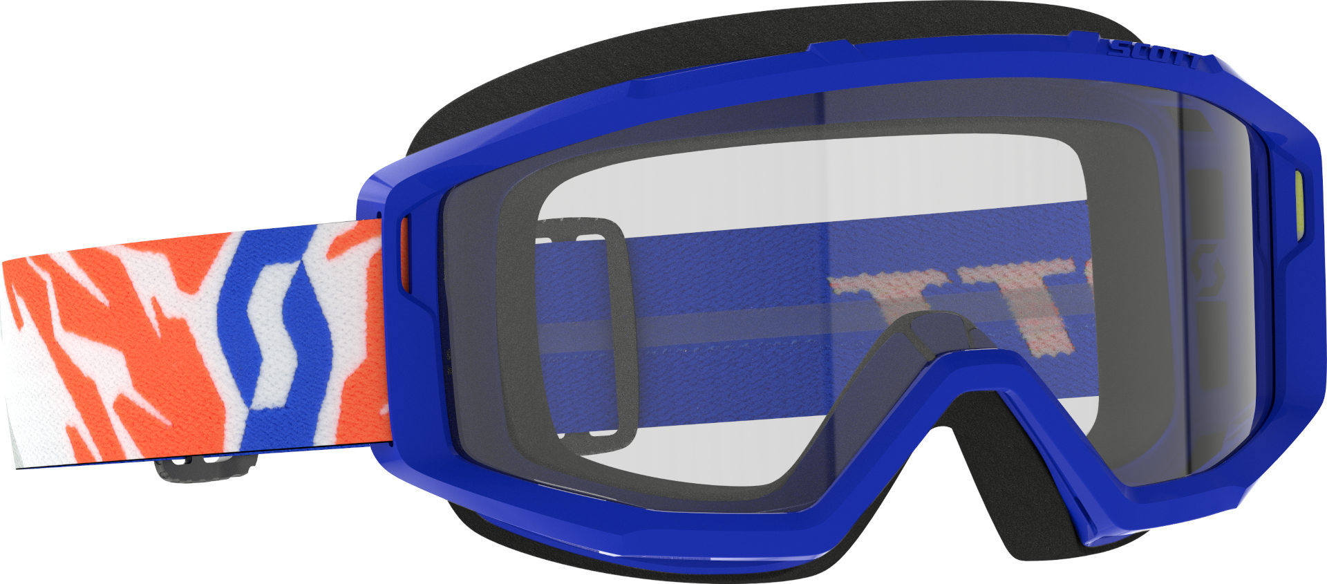 Мотоциклетные очки Scott Primal с логотипом, синий
