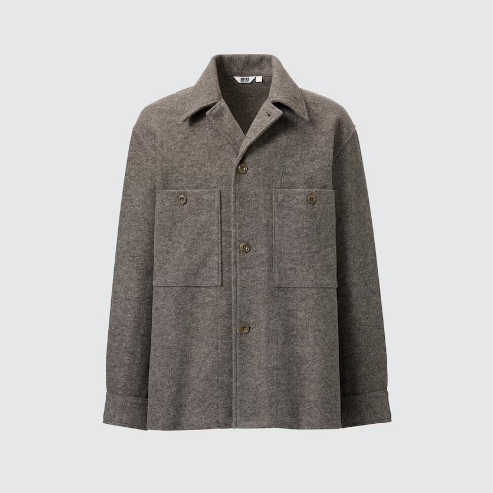 

Куртка Uniqlo Fleece Jersey, коричневый
