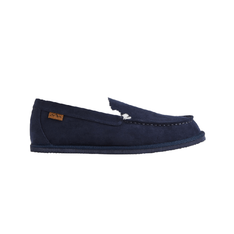 Мокасины H&M Fleece-lined Slippers, темно-синий
