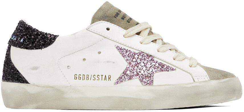 

Бело-серые кроссовки Super-Star Golden Goose