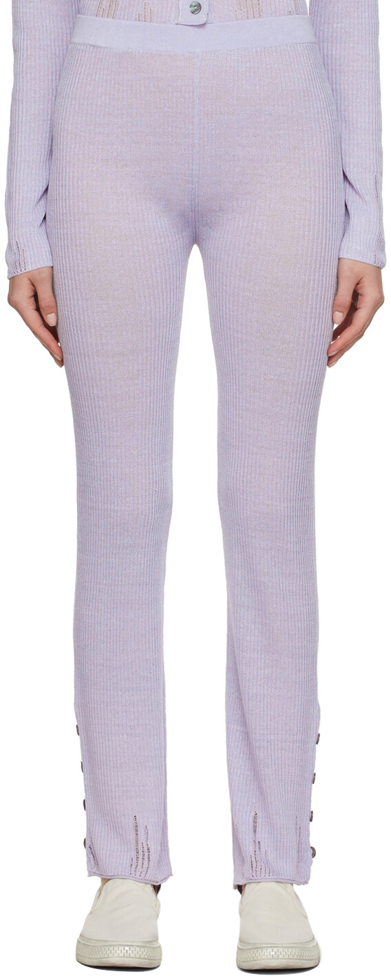 

Пурпурные брюки Karah Lounge Acne Studios