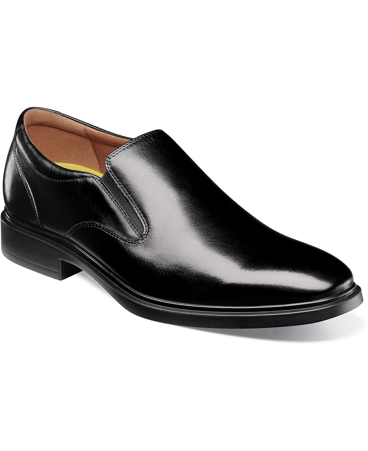 Мужские водонепроницаемые туфли без шнурков forecast с простым носком Florsheim, черный