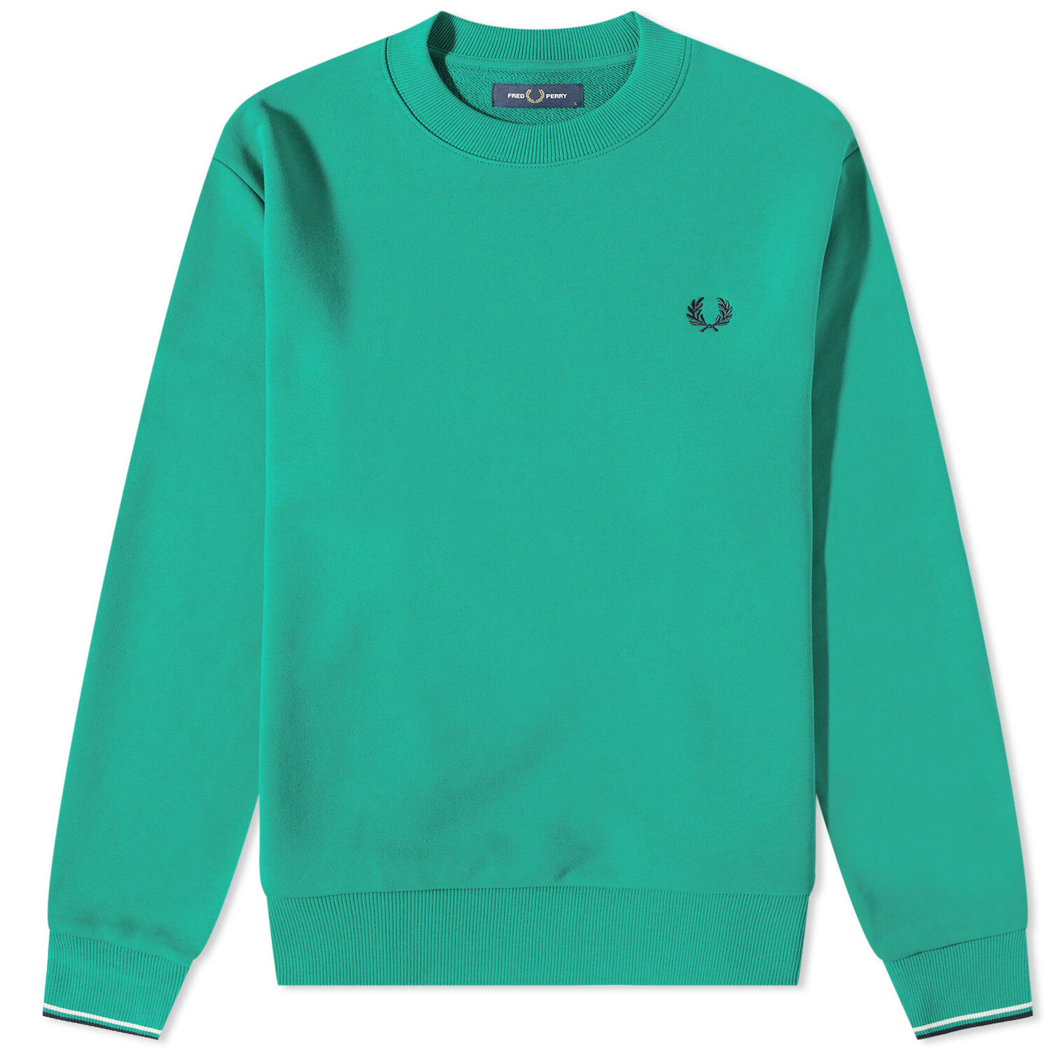 

Свитшот Fred Perry Crew Neck, зеленый