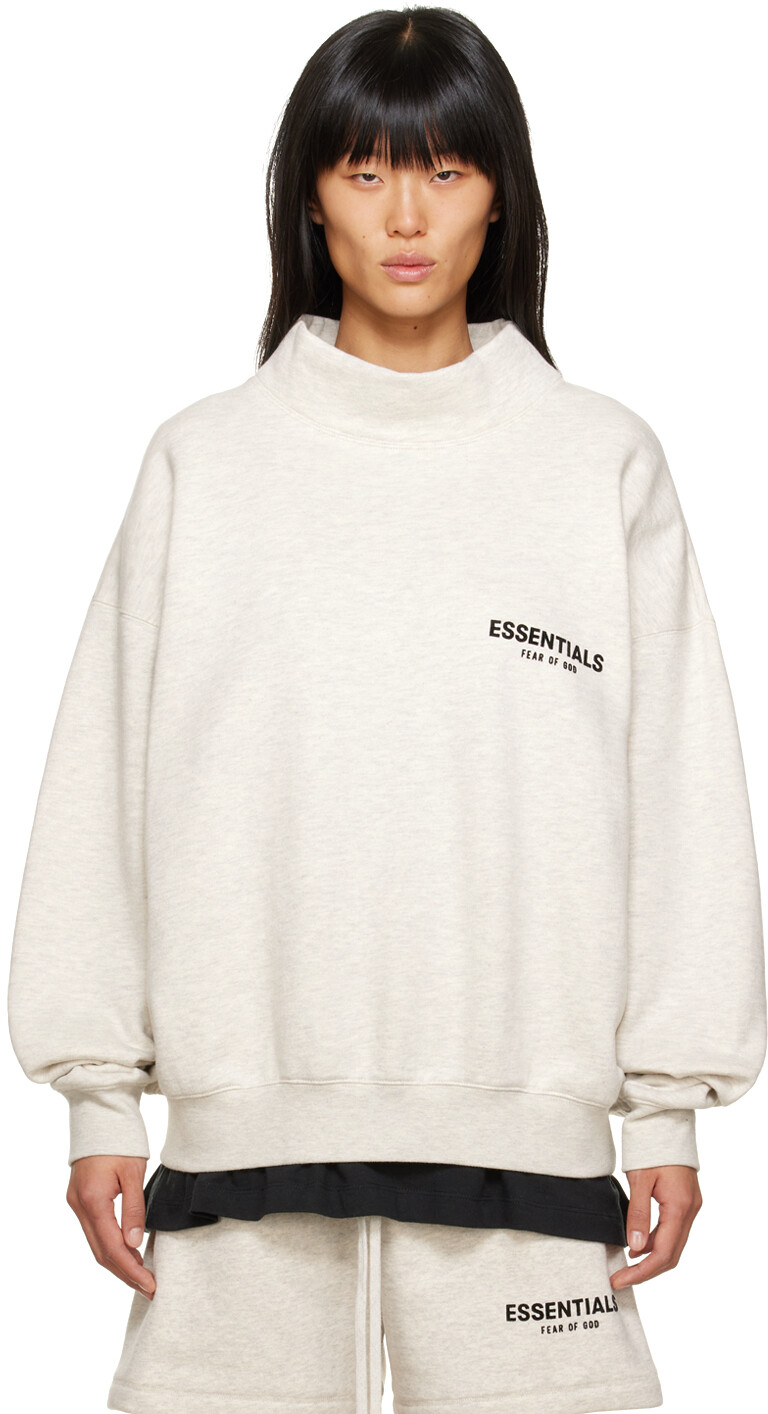 

Толстовка с воротником-стойкой Off-White Essentials, Белый