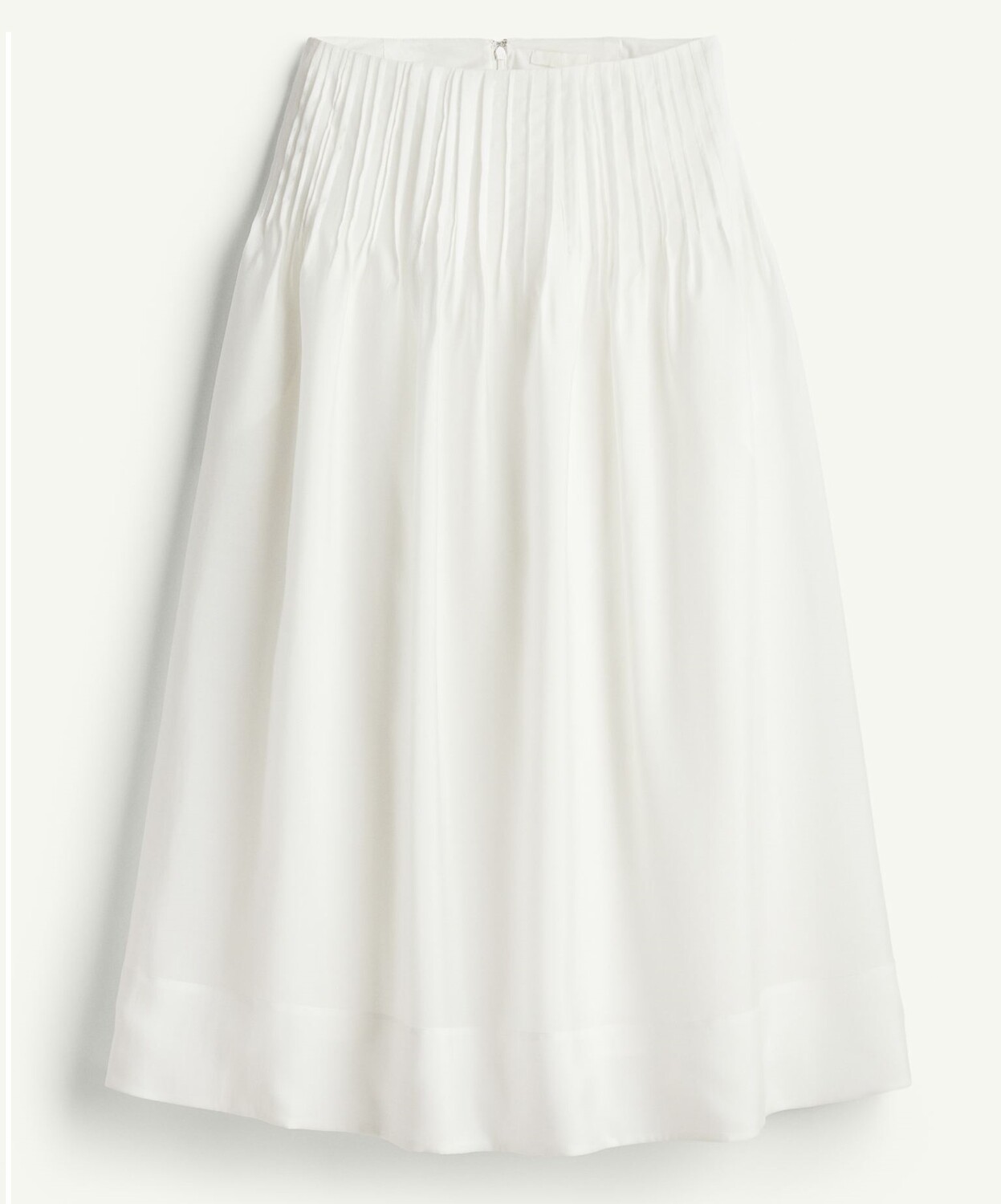 

Юбка миди H&M Pin-tuck, белый