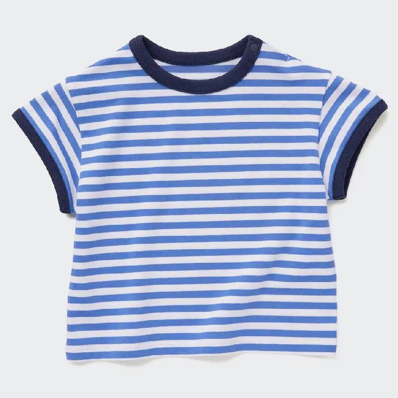 

Футболка для малышей Uniqlo Toddler Short Sleeved, синий