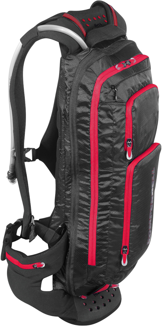Рюкзак Komperdell MTB-Pro Protectorpack, черно-красный