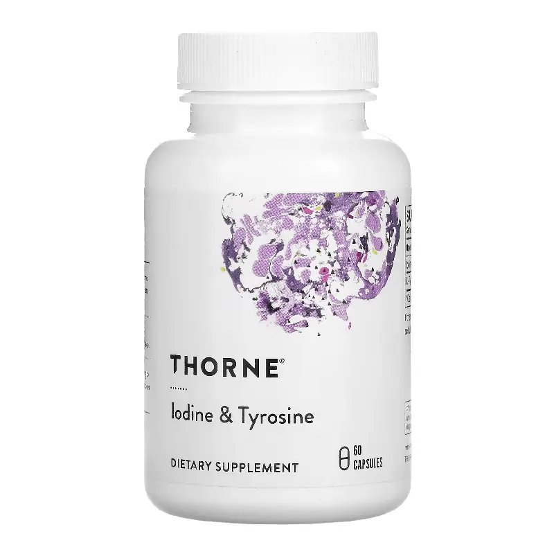 

Йод и тирозин Thorne Research, 60 капсул