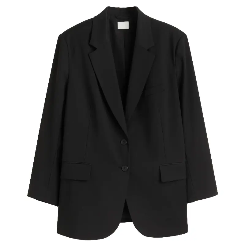 

Пиджак H&M Oversized, черный