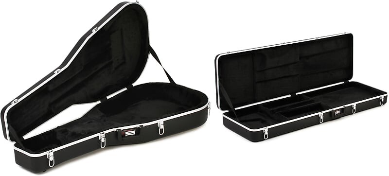 

Литой футляр Gator Deluxe ABS - Комплект акустической гитары дредноут с Gator GC-Bass Deluxe Литой футляр ABS для электробас-гитары GC-Bass=1 GC-Dread=1