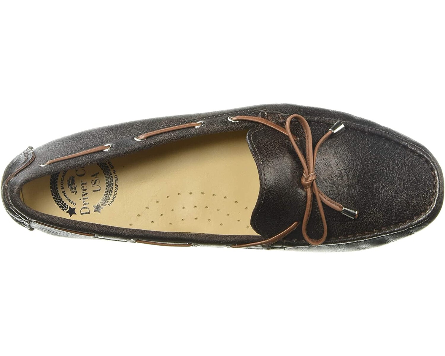 

Лоферы Women's Leather Made in Brazil Natucket Driver Loafer Driver Club USA, коричневый