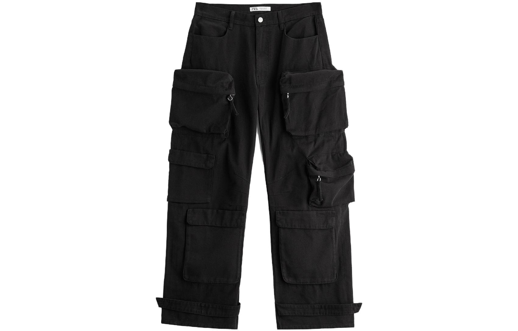 Zara Мужские повседневные шорты, черный джинсы zara повседневные 44 размер