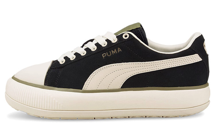 

Puma Wmns Замшевые кроссовки Mayu Creamy с толстой подошвой, черные