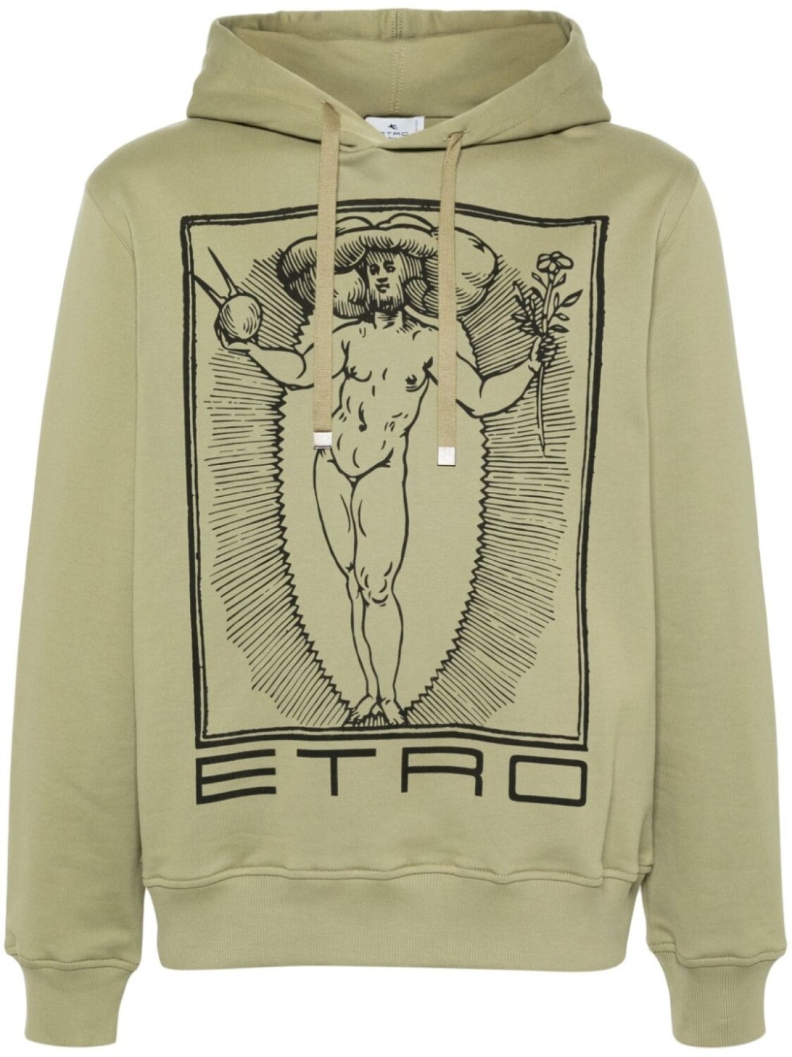 

ETRO худи с логотипом, зеленый