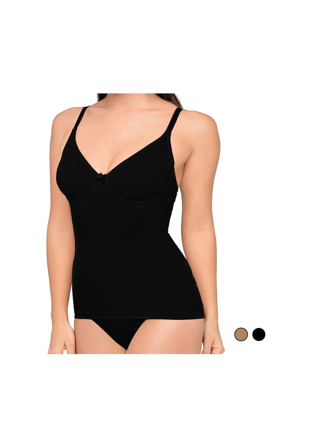 

Лиф рубашки на косточках BODYWRAP, черный
