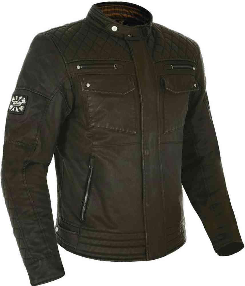 цена Мотоциклетная текстильная куртка Hardy Wax Oxford, темно-зеленый