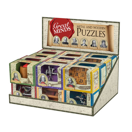 

Пазл Great Minds; Metal & Wood Puzzles Assorted – One Supplied