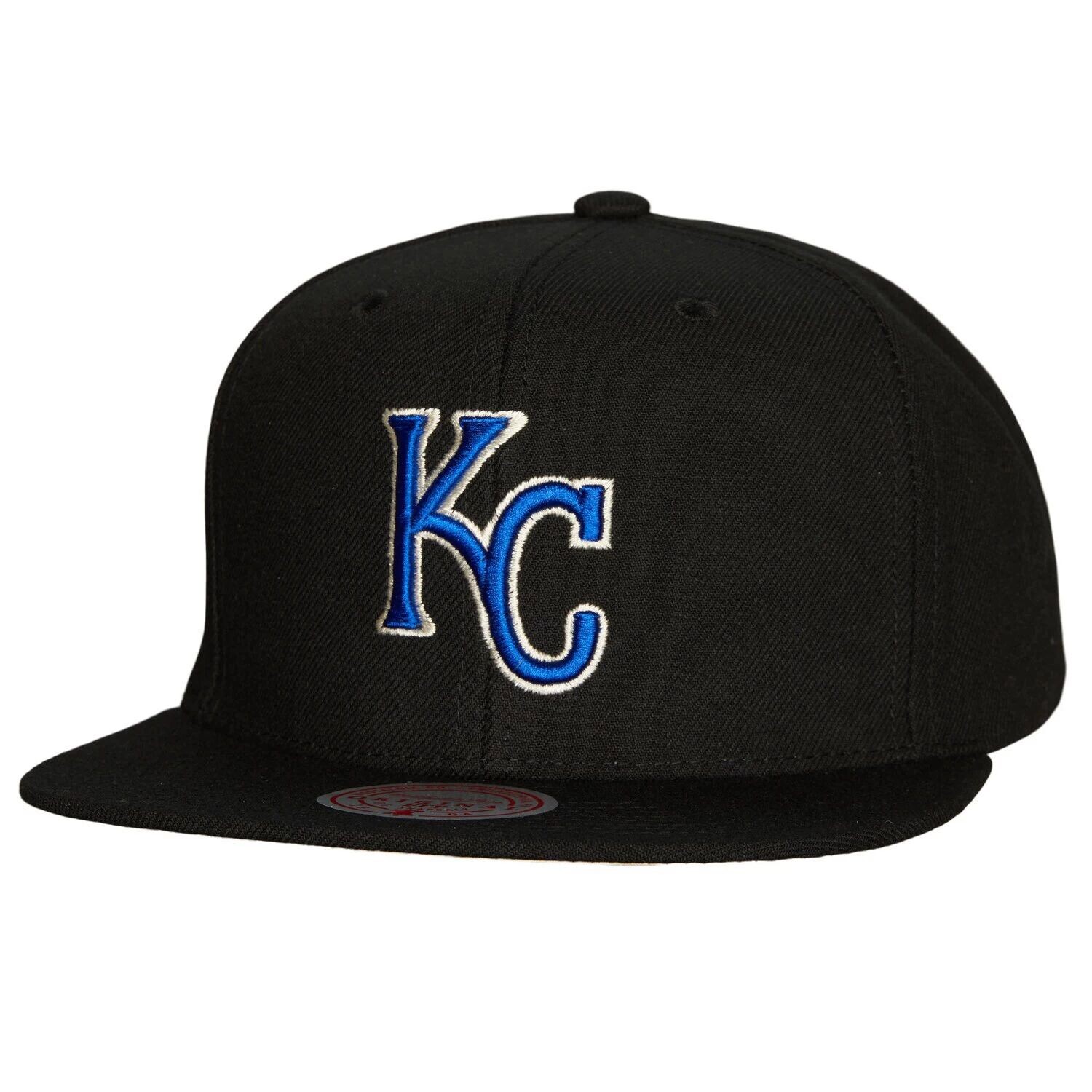 

Мужская кепка Mitchell & Ness Black Kansas City Royals Cooperstown Collection True Classics Snapback Hat