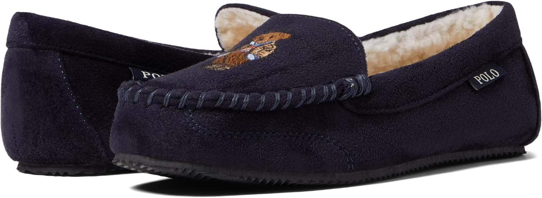 Тапочки Dezi Bear Moccasin Slipper Polo Ralph Lauren, темно-синий