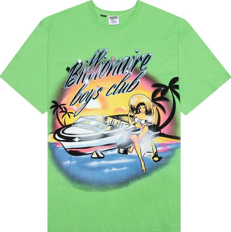 

Футболка Billionaire Boys Club Memories Short-Sleeve Knit 'Summer Green', зеленый