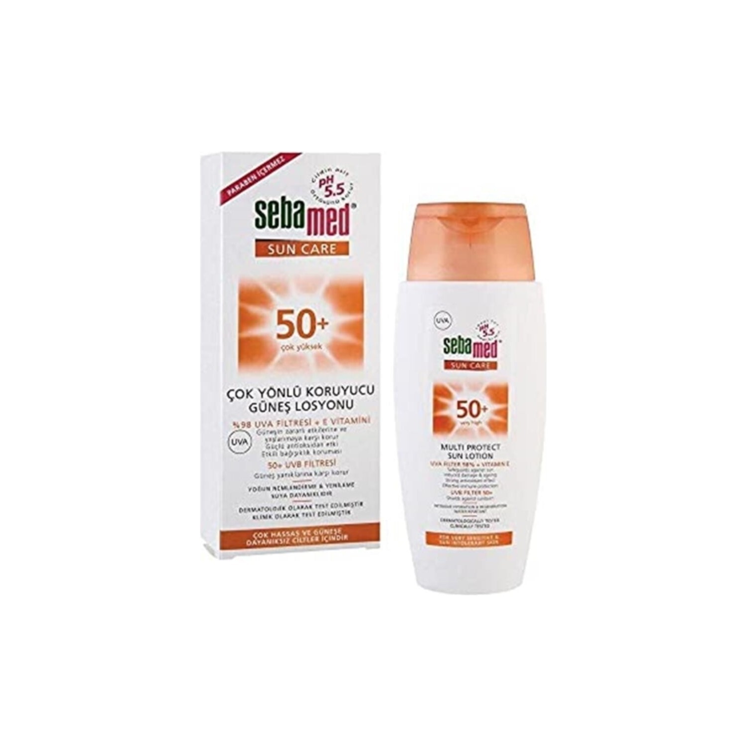 

Солнцезащитный лосьон Sebamed Sun SPF 50, 150 мл