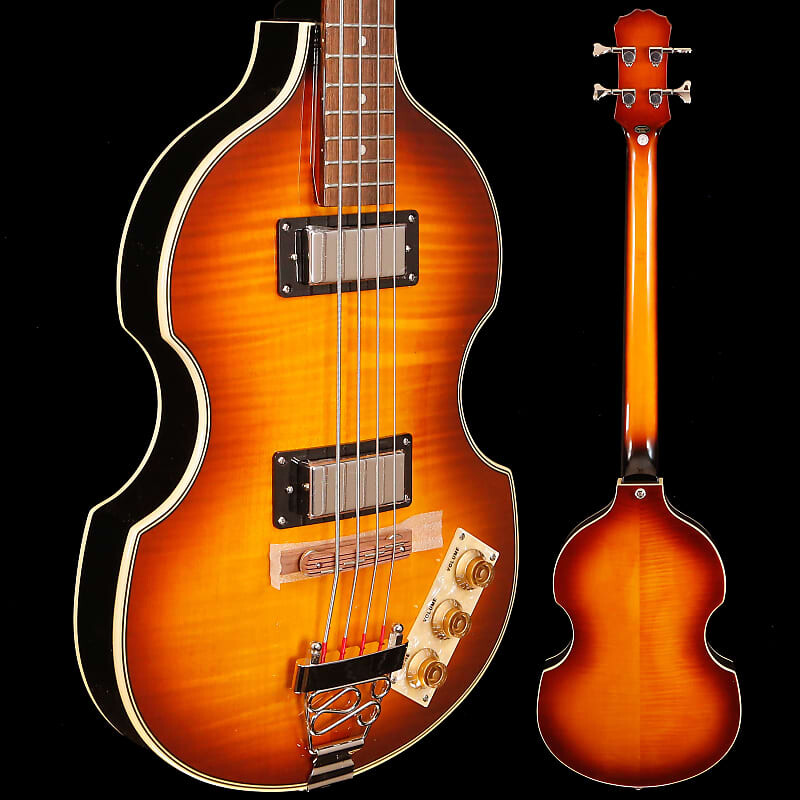 

Epiphone EBVIVSCH1 Viola Bass, Vintage Sunburst 7lbs 3.1oz EBVIVSCH1 Viola Bass, Vintage Sunburst 979 7lbs 2.7oz
