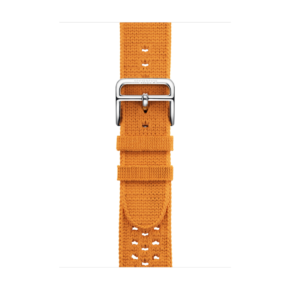 Ремешок для часов Apple Hermes 41 мм, Tricot Single Tour, Orange