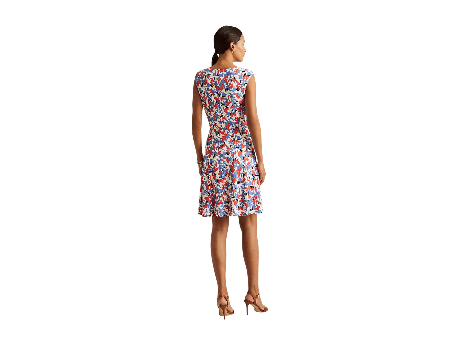 Ralph lauren discount floral jersey dress