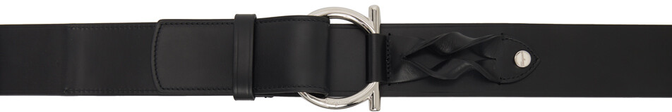 

Черный кожаный ремень Ferragamo
