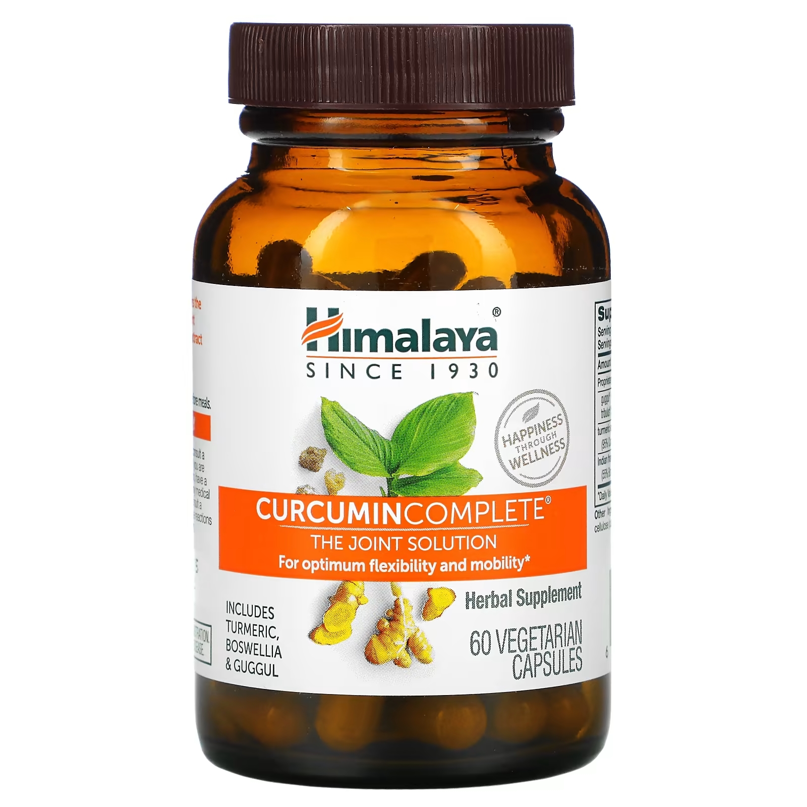 Complete 60. Himalaya Curcumin. Куркумин для суставов 60 шт. Босвеллия и куркумин.