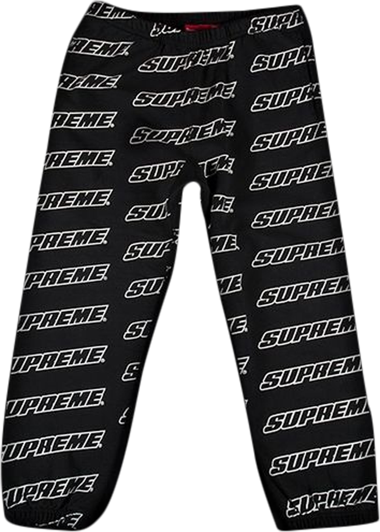 Спортивные брюки Supreme Repeat Sweatpant 'Black', черный