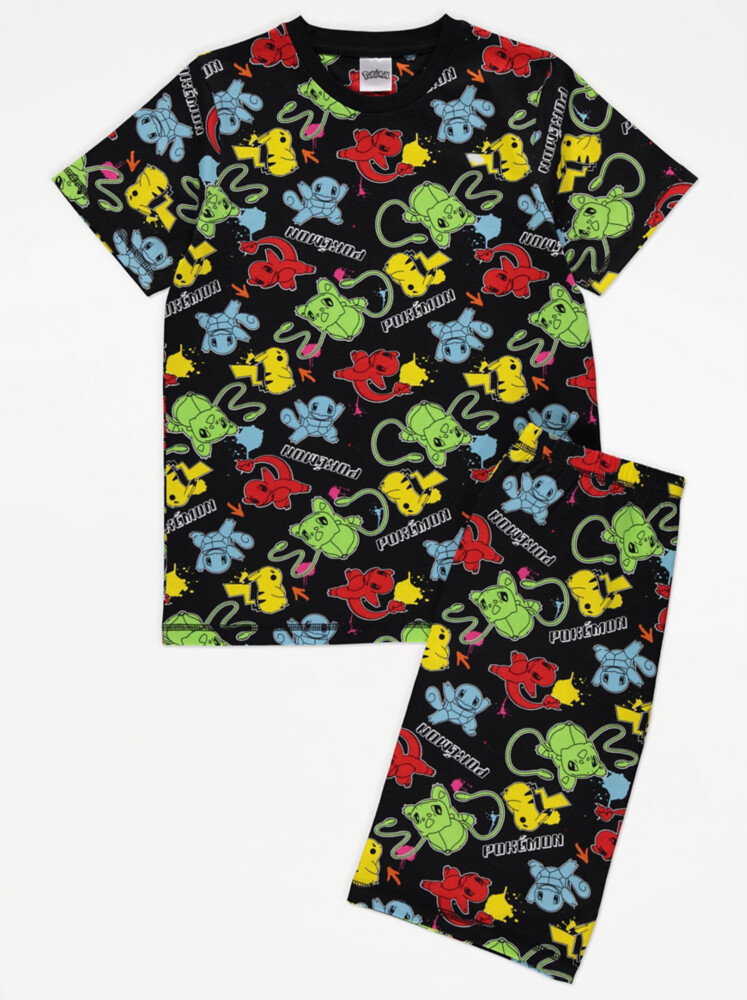 

Яркая короткая пижама Pokémon George.