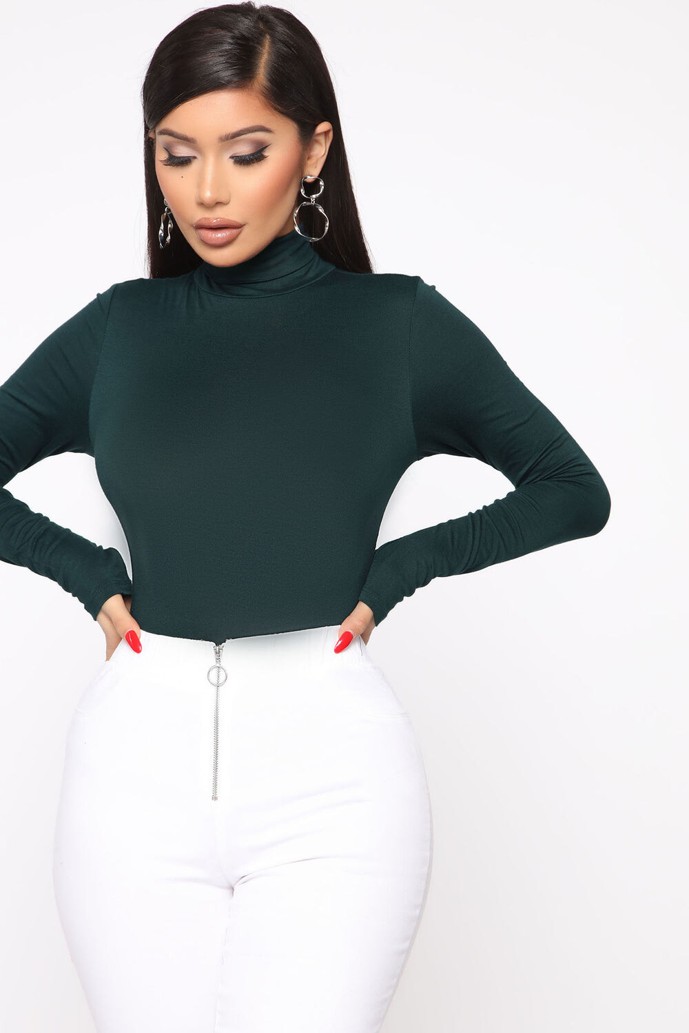 

Топ Fashion Nova T10073, бирюзовый