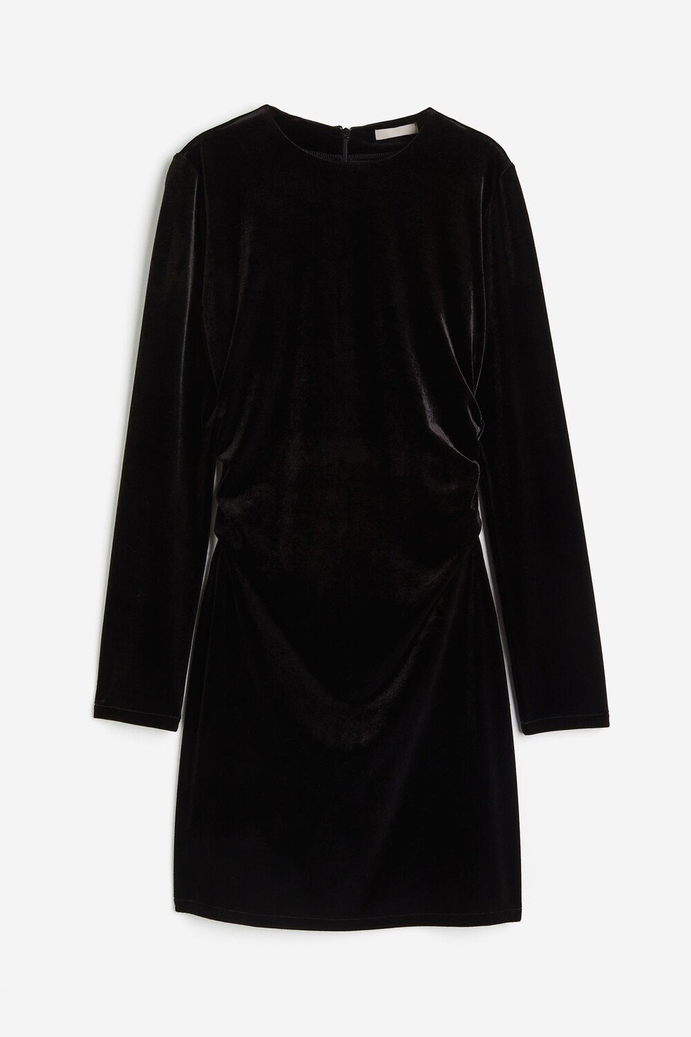 

Платье H&M Fitted Velour, черный