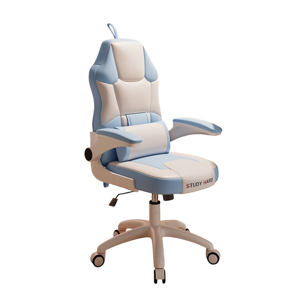 

Игровое кресло Yipinhui E900, Xiaoyao, блокировка колес, бежевый/голубой