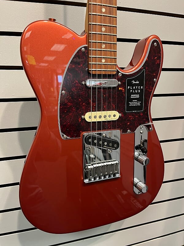 

Fender Player Plus Nashville Telecaster Aged Candy Apple Red