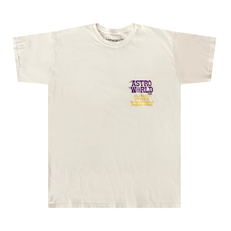 Футболка Cactus Jack by Travis Scott Astroworld LA Exclusive T-Shirt 'White', белый
