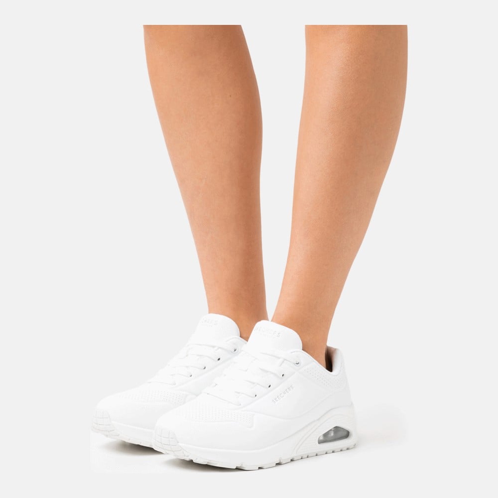 Кроссовки Skechers Wide Fit Uno, white - фото