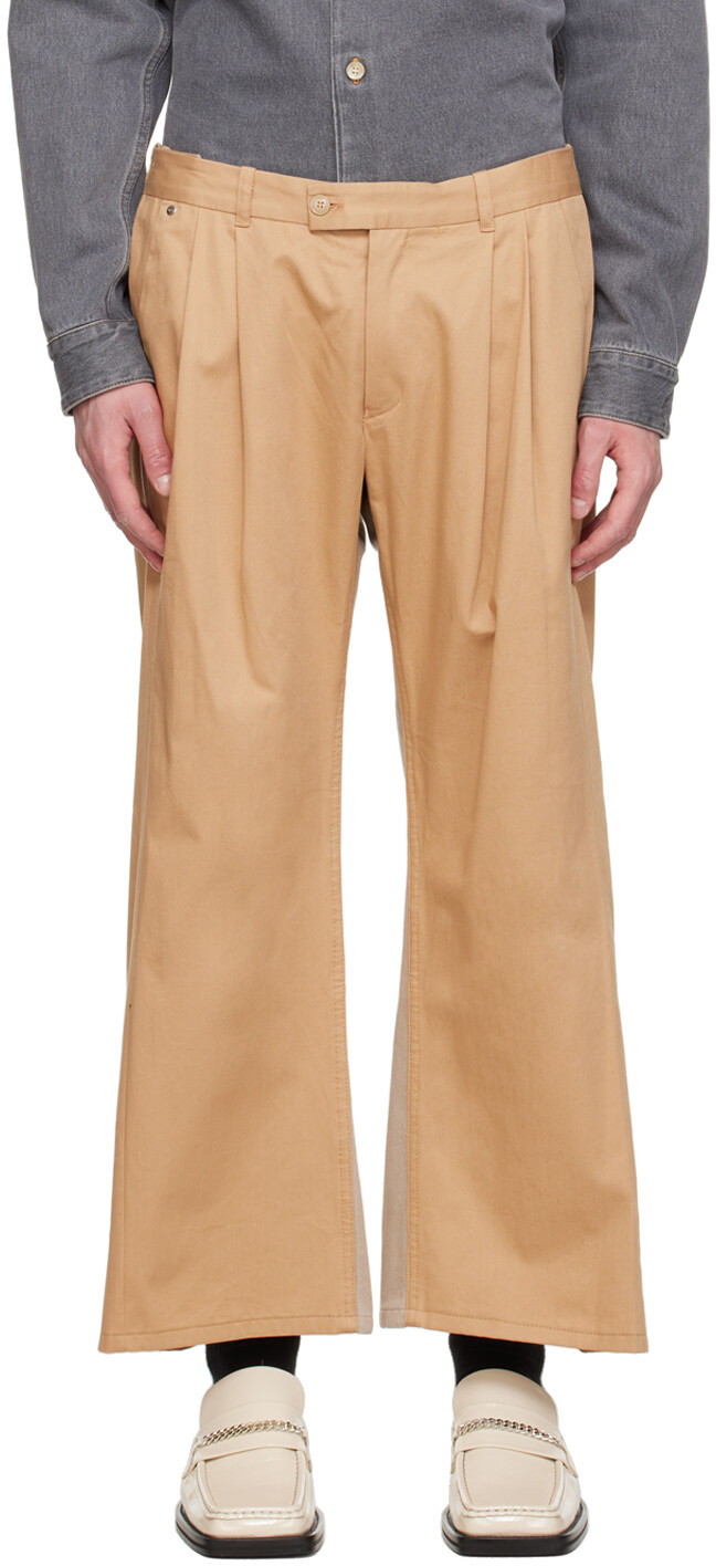 

Эксклюзивные бежевые брюки SSENSE Overstock Bless