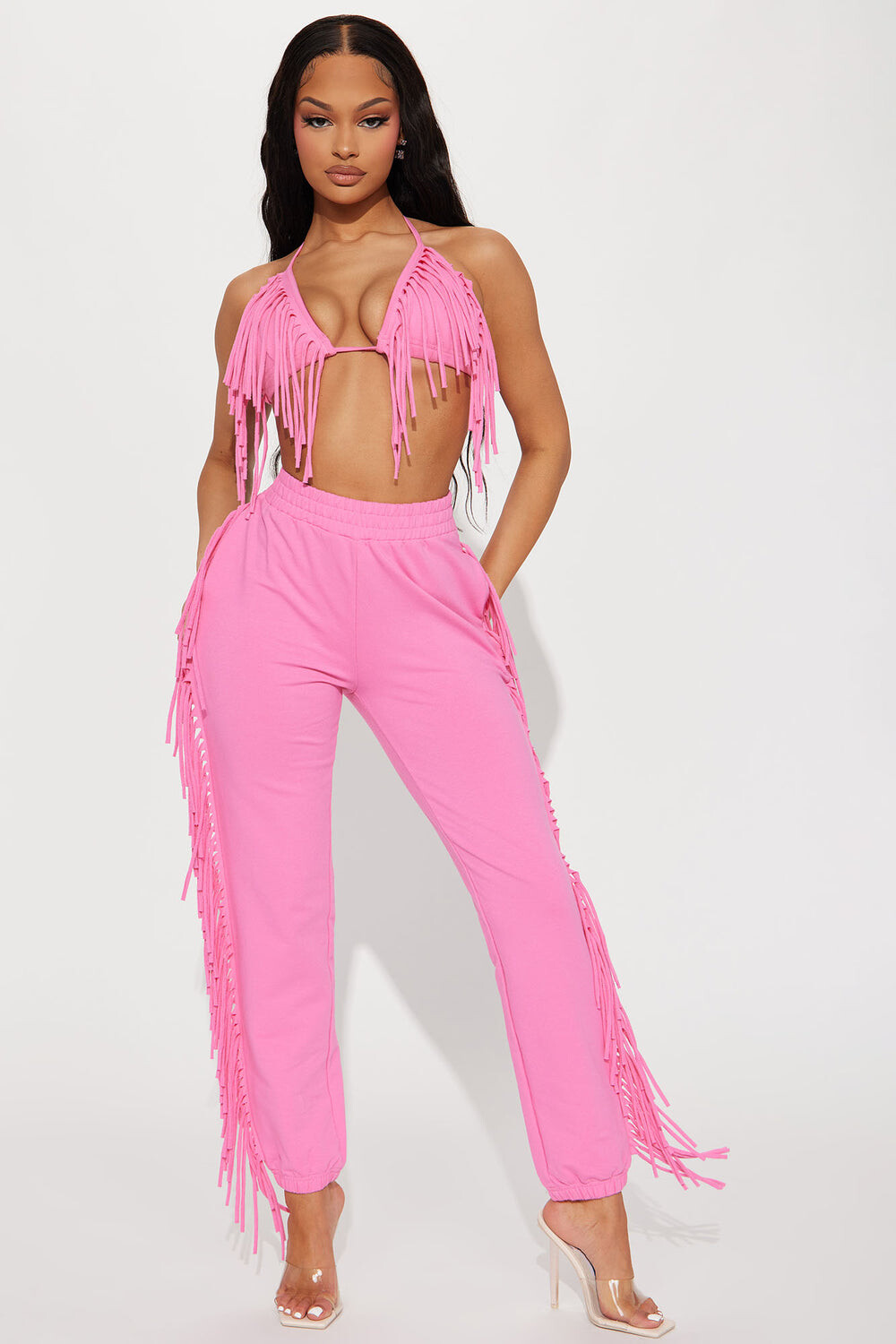 

Джоггеры Fashion Nova FB015SET, розовый