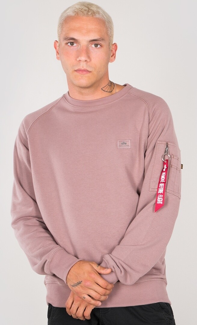 

Толстовка Alpha Industries X-Fit, розовая