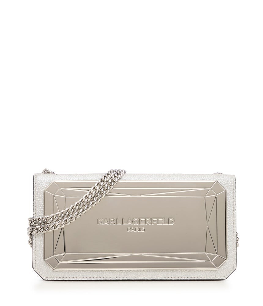 

Кошелек lafayette на цепочке Karl Lagerfeld, серебряный