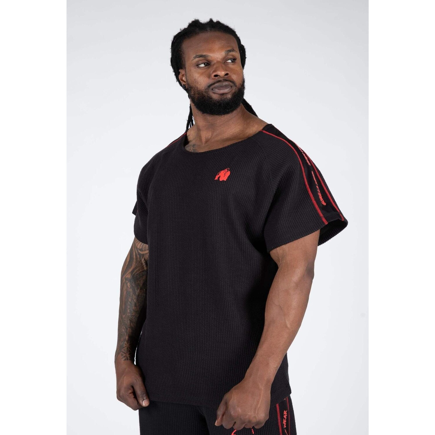 

Футболка - тренировочный топ - бордовый GORILLA WEAR, красный
