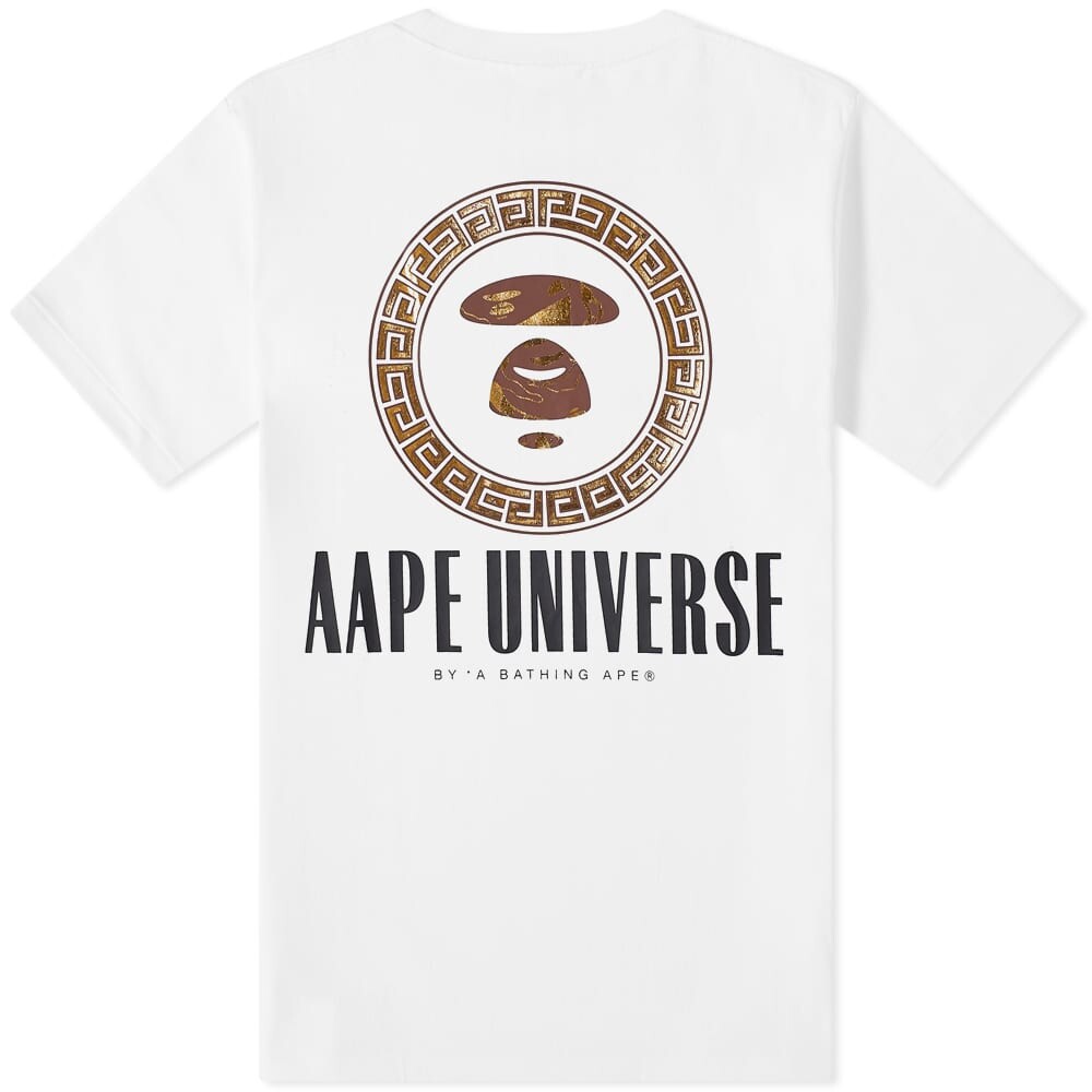 

Золотая футболка APE AAPE by A Bathing Ape